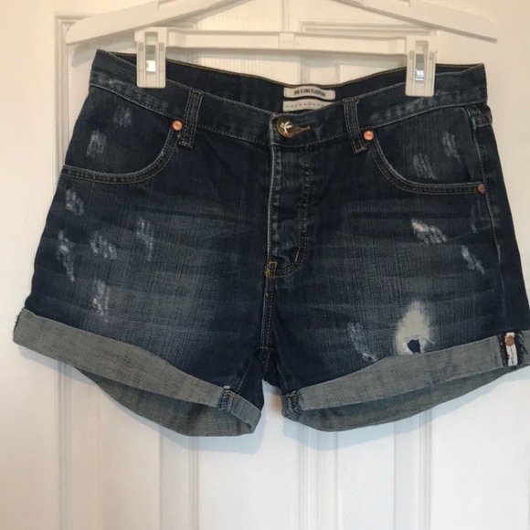 One Teaspoon Distressed Jean Shorts - Picture 1 of 3